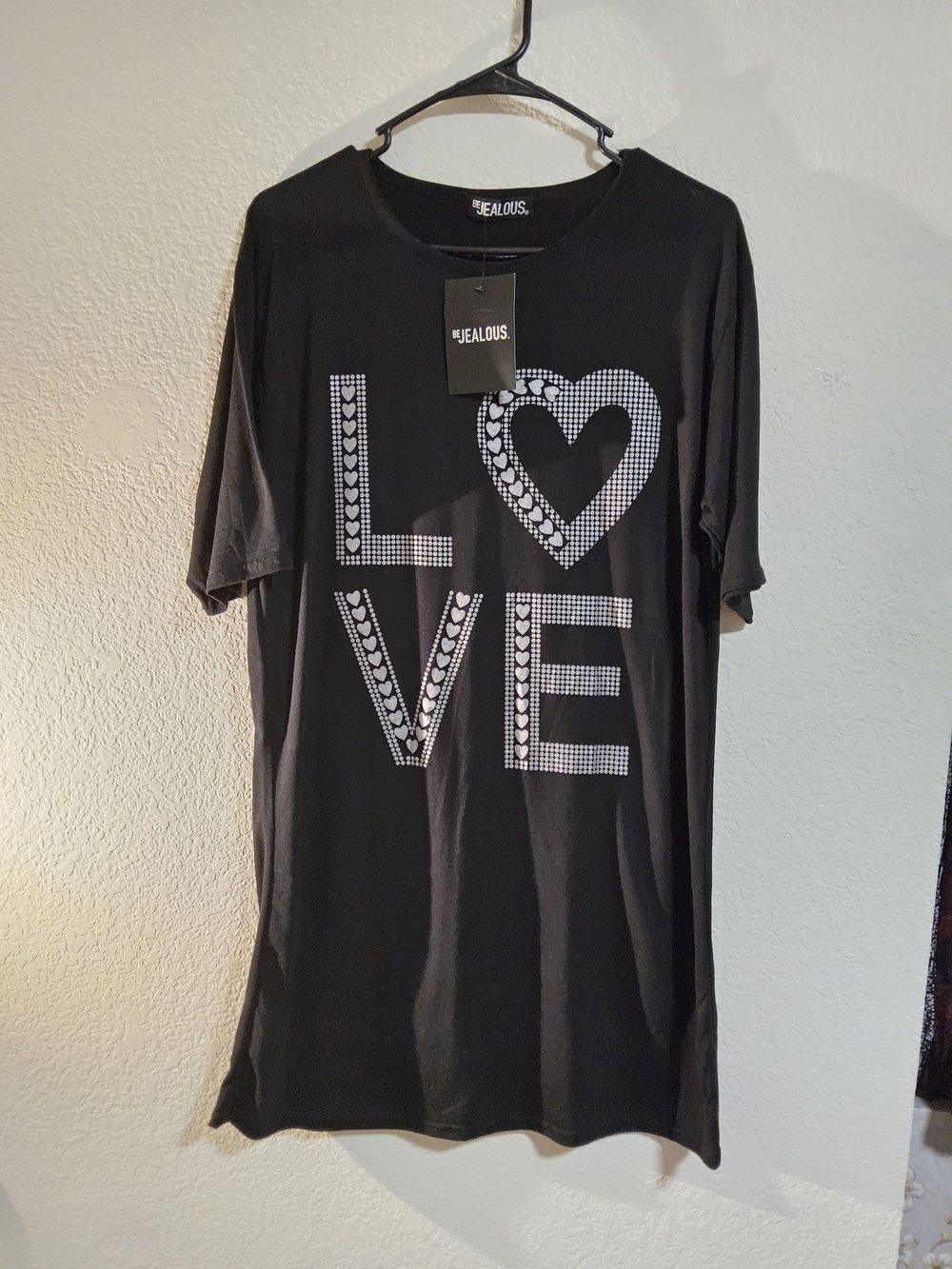Jealous Heart Graphic Tee - Black